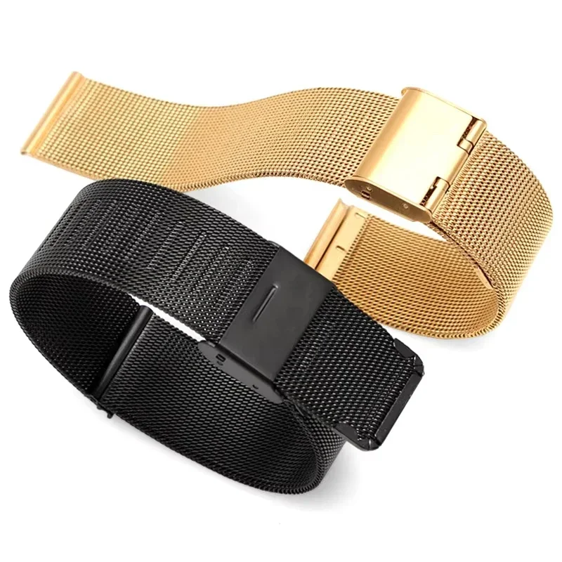 Steel Mesh Milanese Loop Strap with Screen Protector Case and Replacement Bracelet Cover