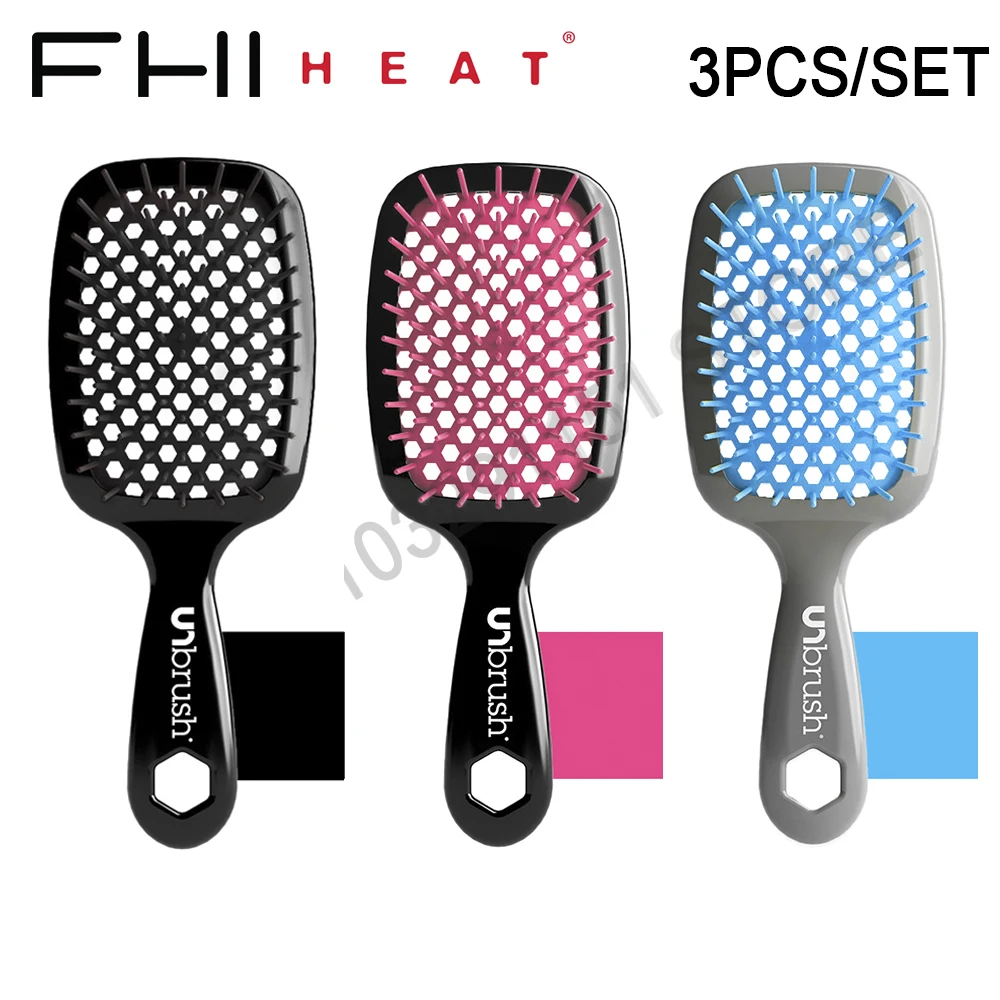 Расческа для волос FHI, 3 шт., расческа для сухих и влажных волос, расческа для волос, расческа для волос TIK TOK