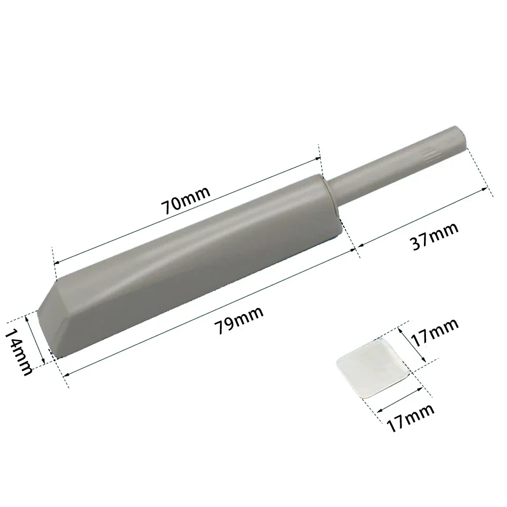 Drawer Push To Open System Damper Buffer Cabinet Door Cupboard Catch Magnetic Tip Latch Touch Release Home Furniture Hardware door catch