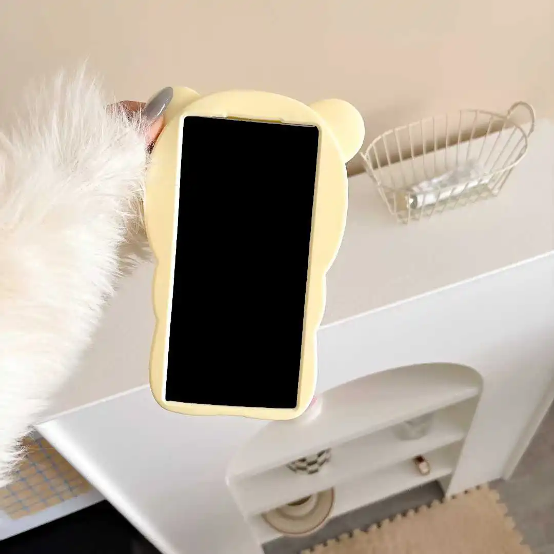 Cute 3D Rilakkuma Bear Soft Silicone Phone Case - Rubber Protection Cover