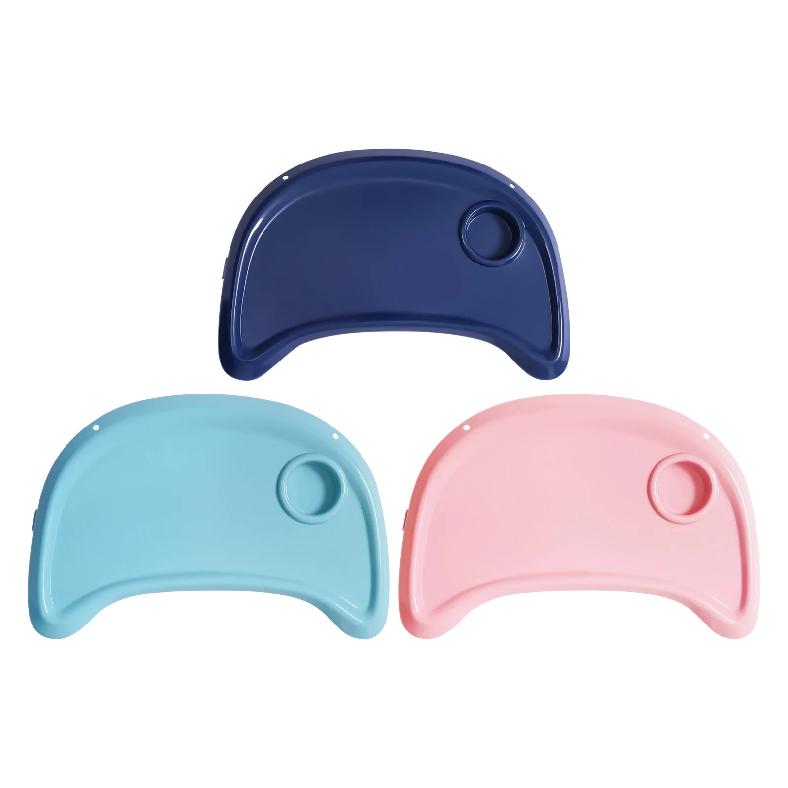 Multifunktionaler 2-in-1 Baby-Hochstuhl mit PU-Kissen, 5-fach Verstellbarem Tablett und Fußstütze für Kinder von 6 Monaten bis 6 Jahren – Detail 7