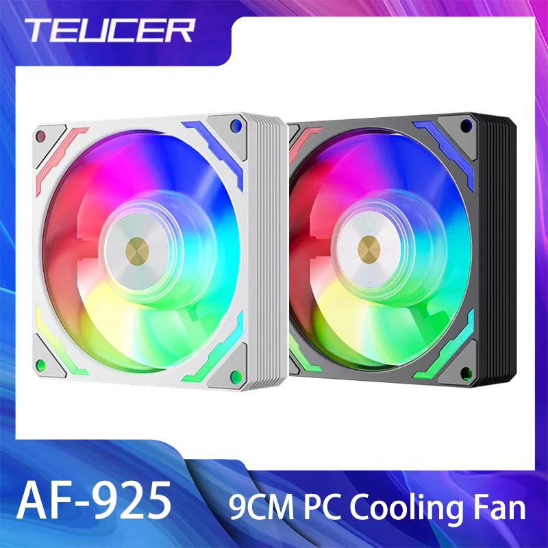 TEUCER-AF-925-ARGB-PC-Fan-PC-Radiator-Cooling-Fan-92mm-ITX-Computer ...