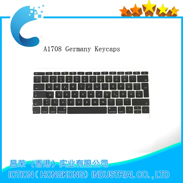 Keyboard Keycap for Macbook Pro 13.3" Retina A1708 US UK French Italy Germany Russian Spain Arabic layout keyboard keycap laptop keyboard