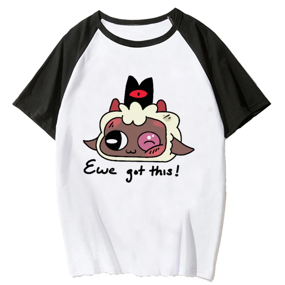 T-Shirt Cult Of The Lamb Donna Streetwear Y2K Manga Tshirt Girl Anime Graphic Harajuku Abbigliamento