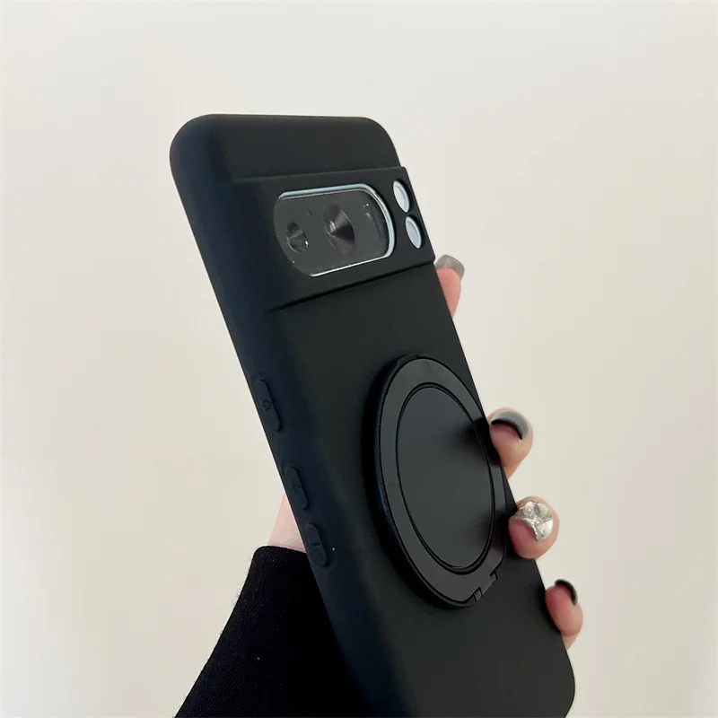 Wireless Charging Magnetic Stand Bracket with Shockproof Back Cover