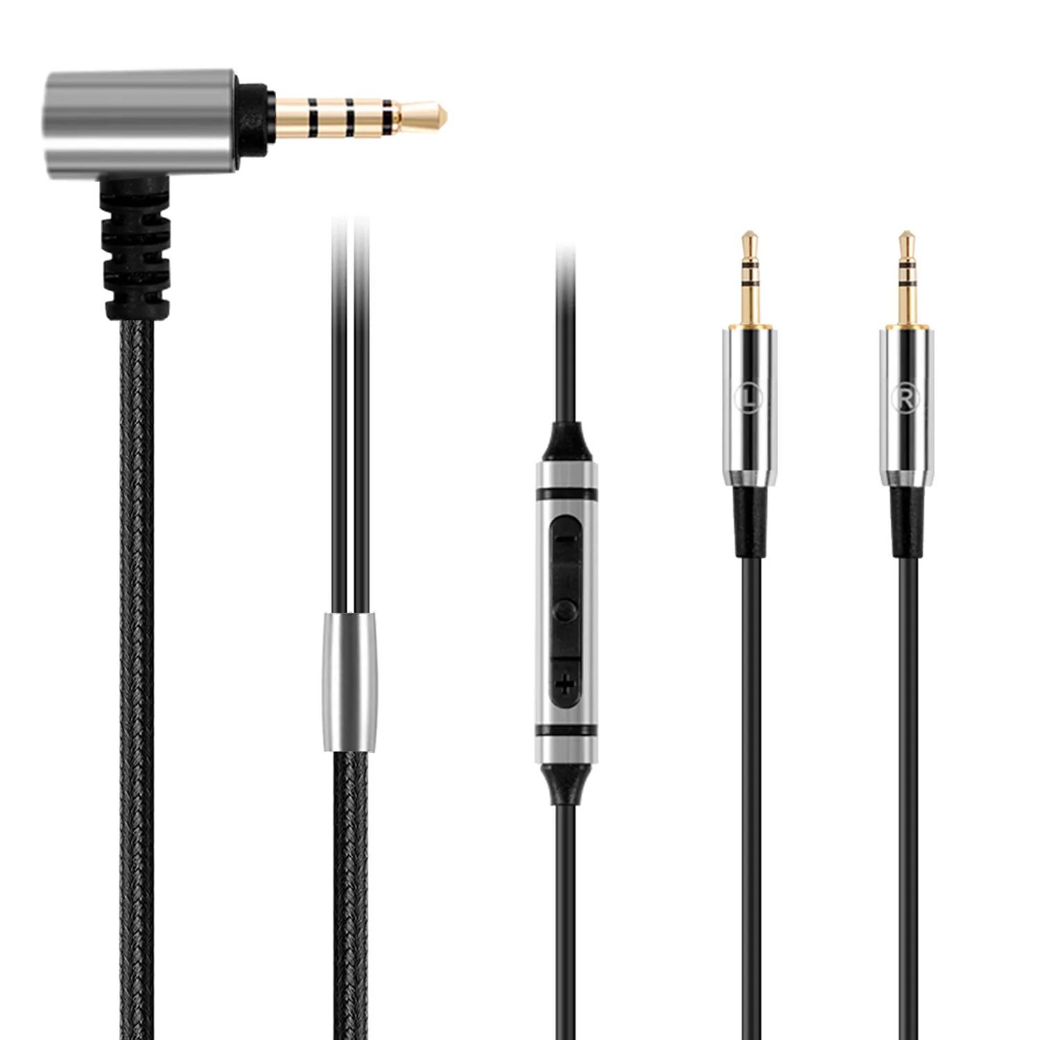 

Сменный кабель для наушников sol РЕСПУБЛИКА Master Track HD V8 V10 V12 X3 3,5 мм до 2,5 мм, аудиопровод с микрофоном для iPhone Mi