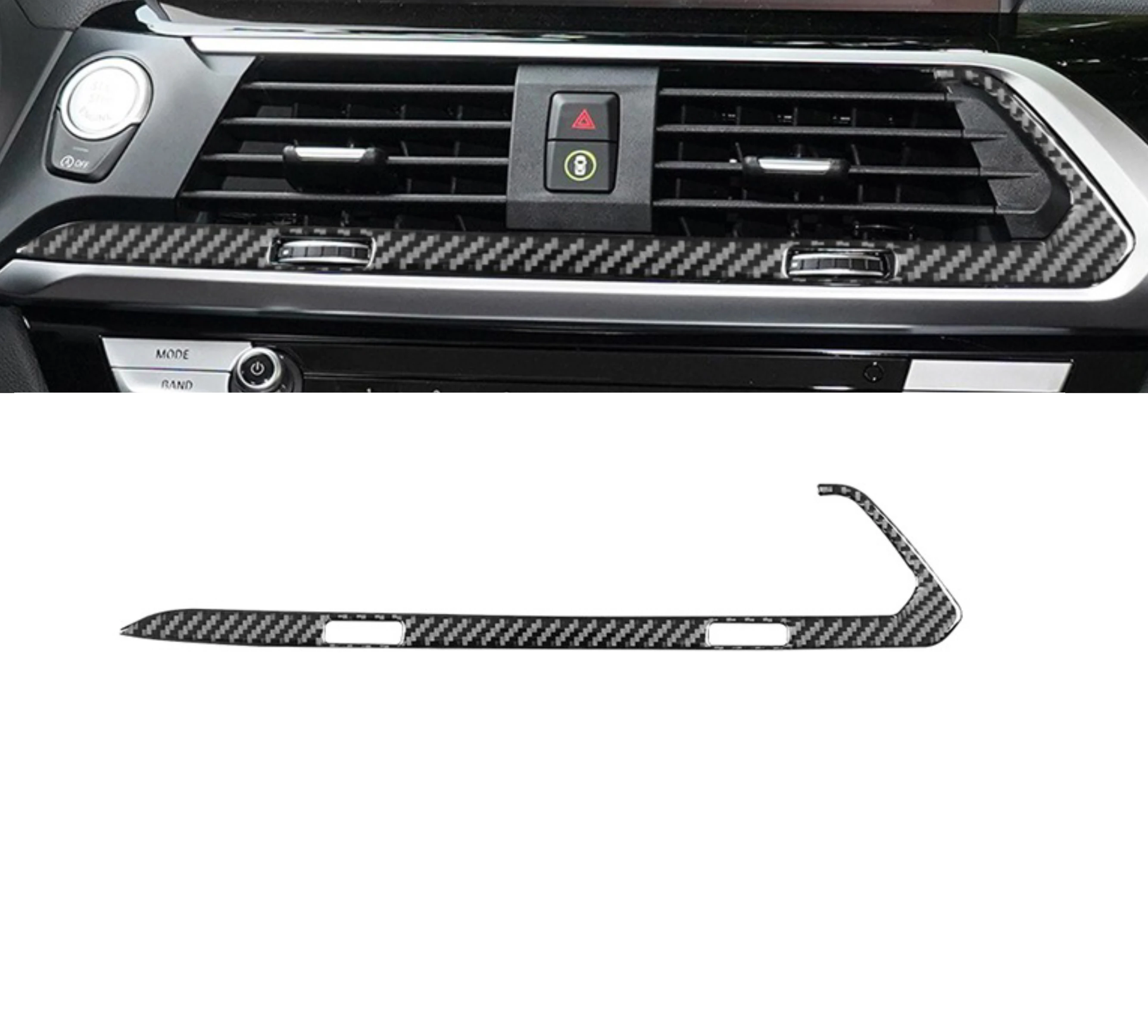 BMW X3 G01 G02 2018-2020 カーボンファイバー ドアパネル 適用: BMW X3 X4 G01 G02 2018-2021 2022 2023 ABS カーボンファイバー