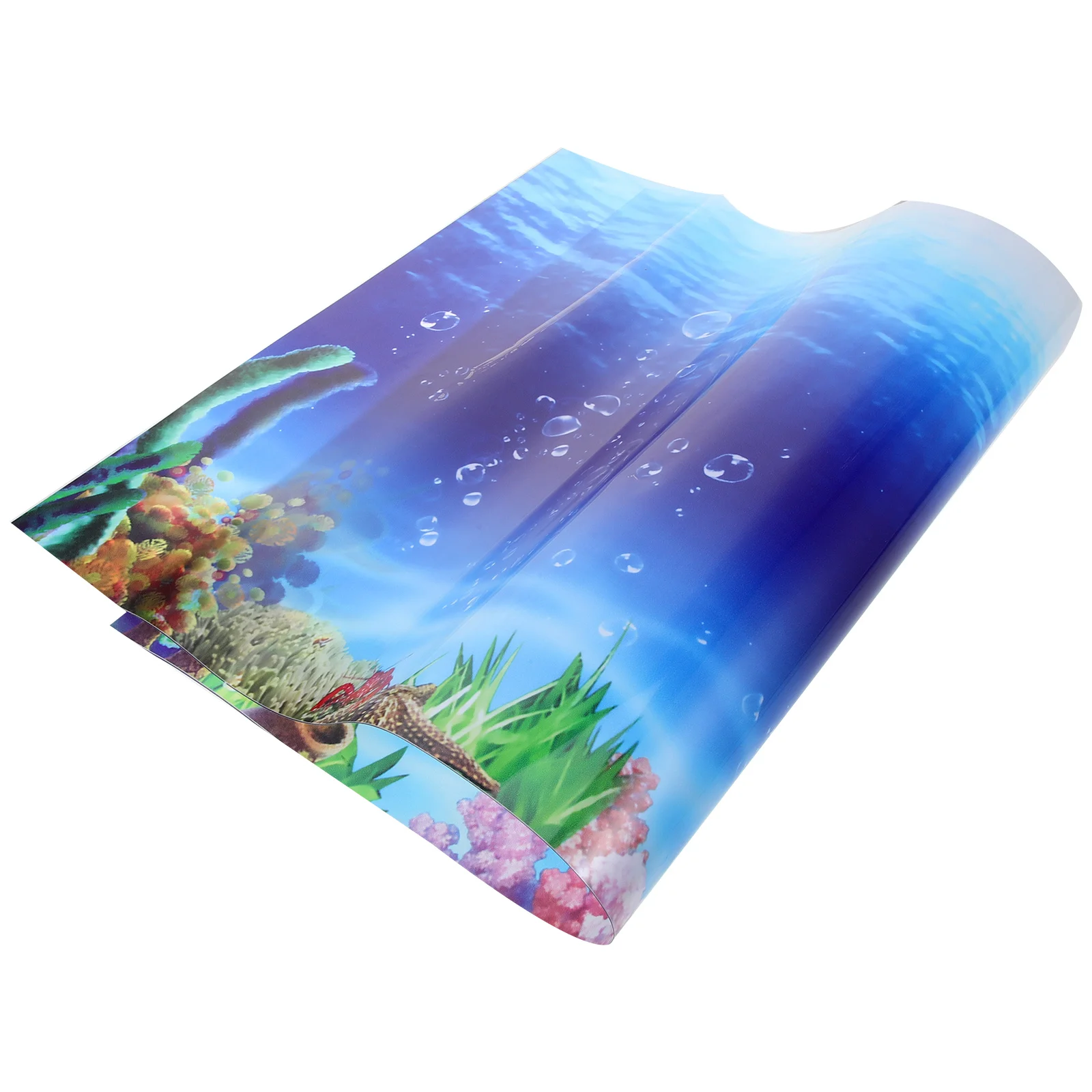 

Adhesive Landscape Image Fish Tank Background Poster Aquarium Decoration Supply