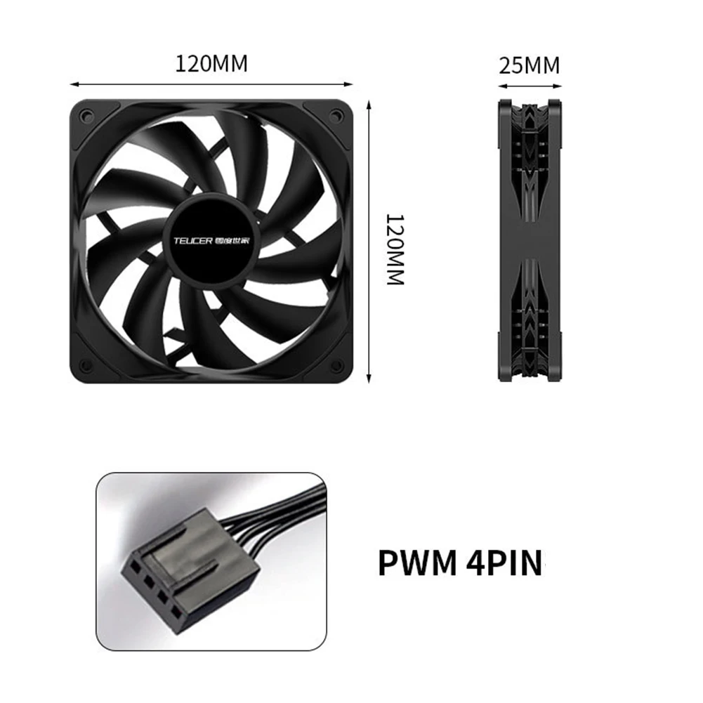 TEUCER-120mm ð  PWM 4  µ  CPU ,    CPU ý PC ǻ  濭