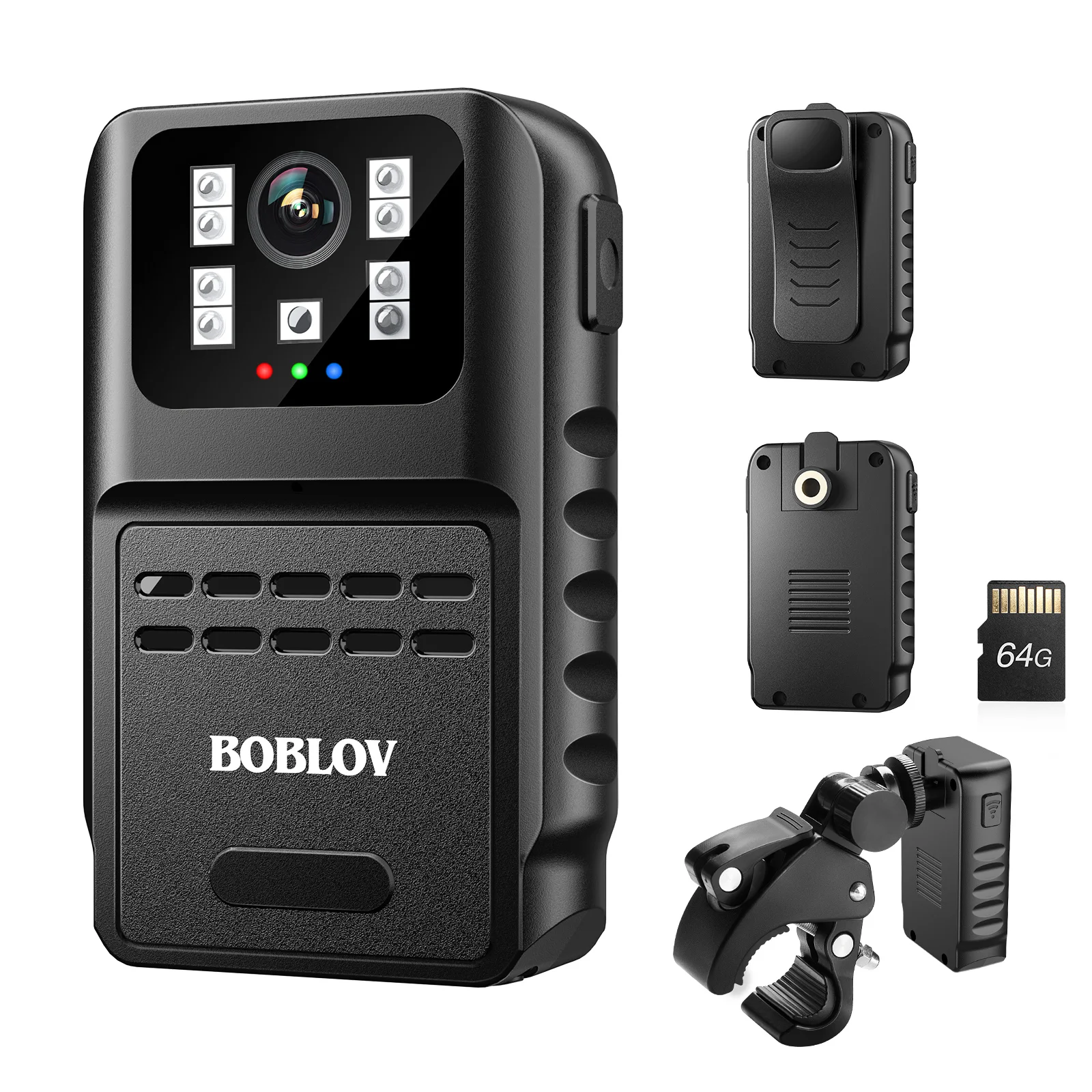Мини-видеорегистратор BOBLOV с поддержкой Wi-Fi 1080P |