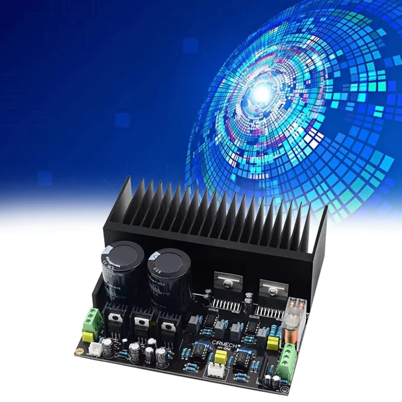 1 Piece Multifunctional Convenient Practical Portable 2.0 Power Amplifier Board Module As Shown Stereo High Power