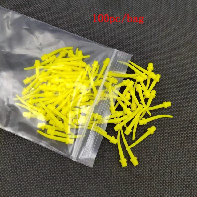 Dental Rubber Conveying Mixing Head Dentistry Silicone Materials Disposable Impression Nozzles