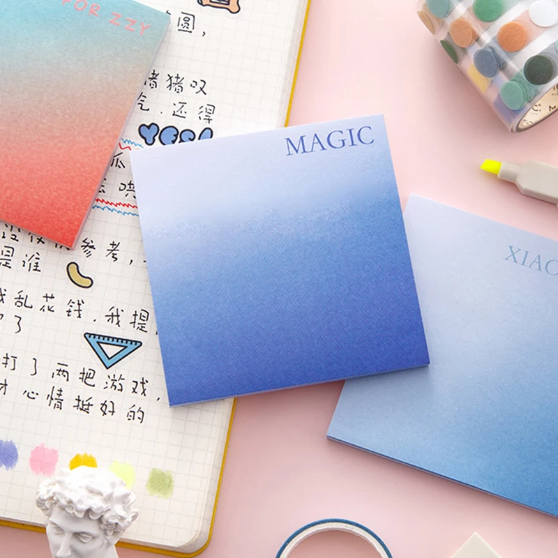 Notas Adhesivas A Rayas | Post-it Colores Pastel | Pads Adhesivos