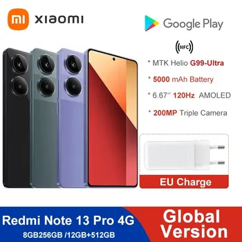 Global Version Xiaomi Redmi Note 13 Pro 4G Smartphone MTK Helio G99-Ultra 6.67