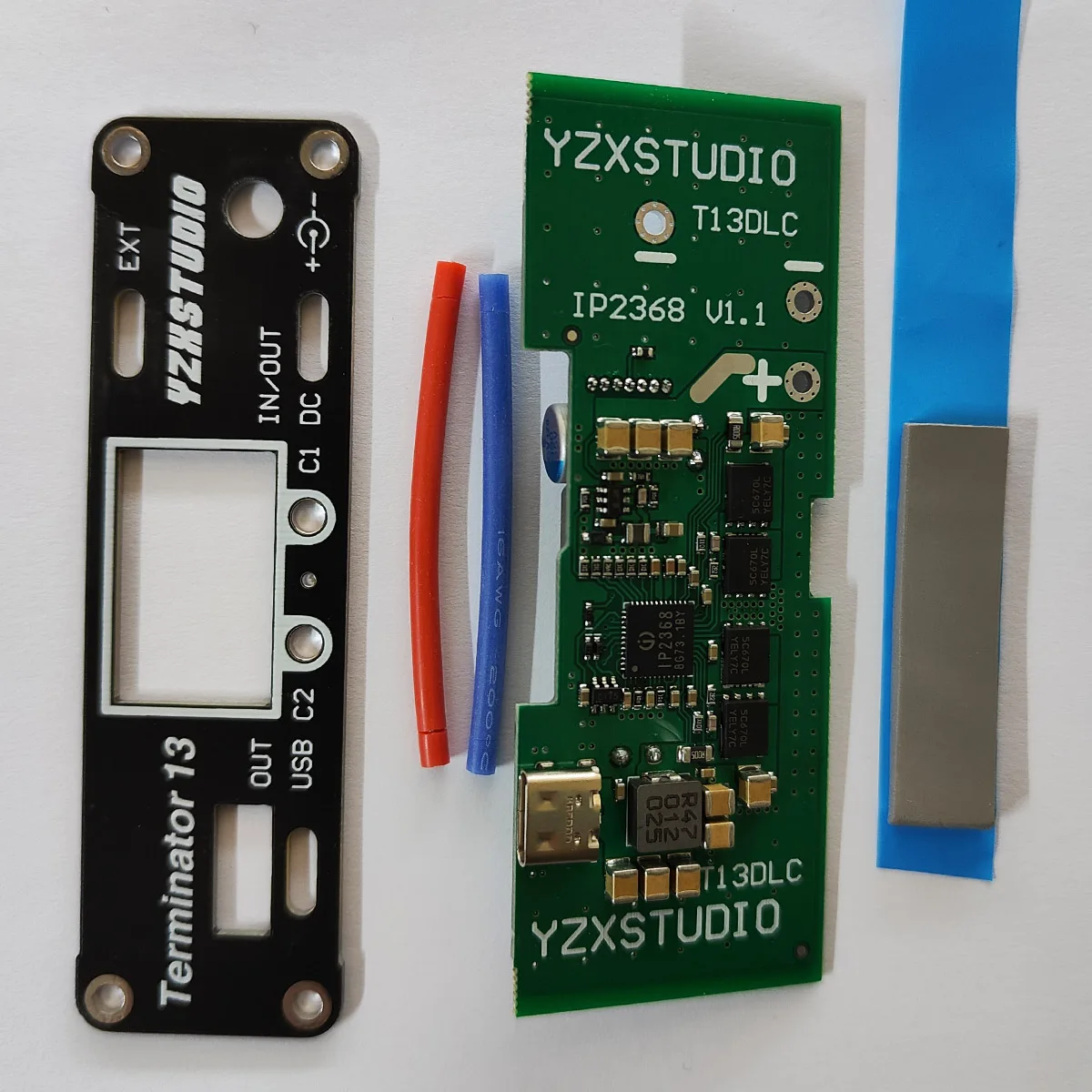 Yzxstudio Terminator 13 is equipped with DLC-IP2368 bidirectional PD100W port module, innovative LC filtering with ultra-low rip 5