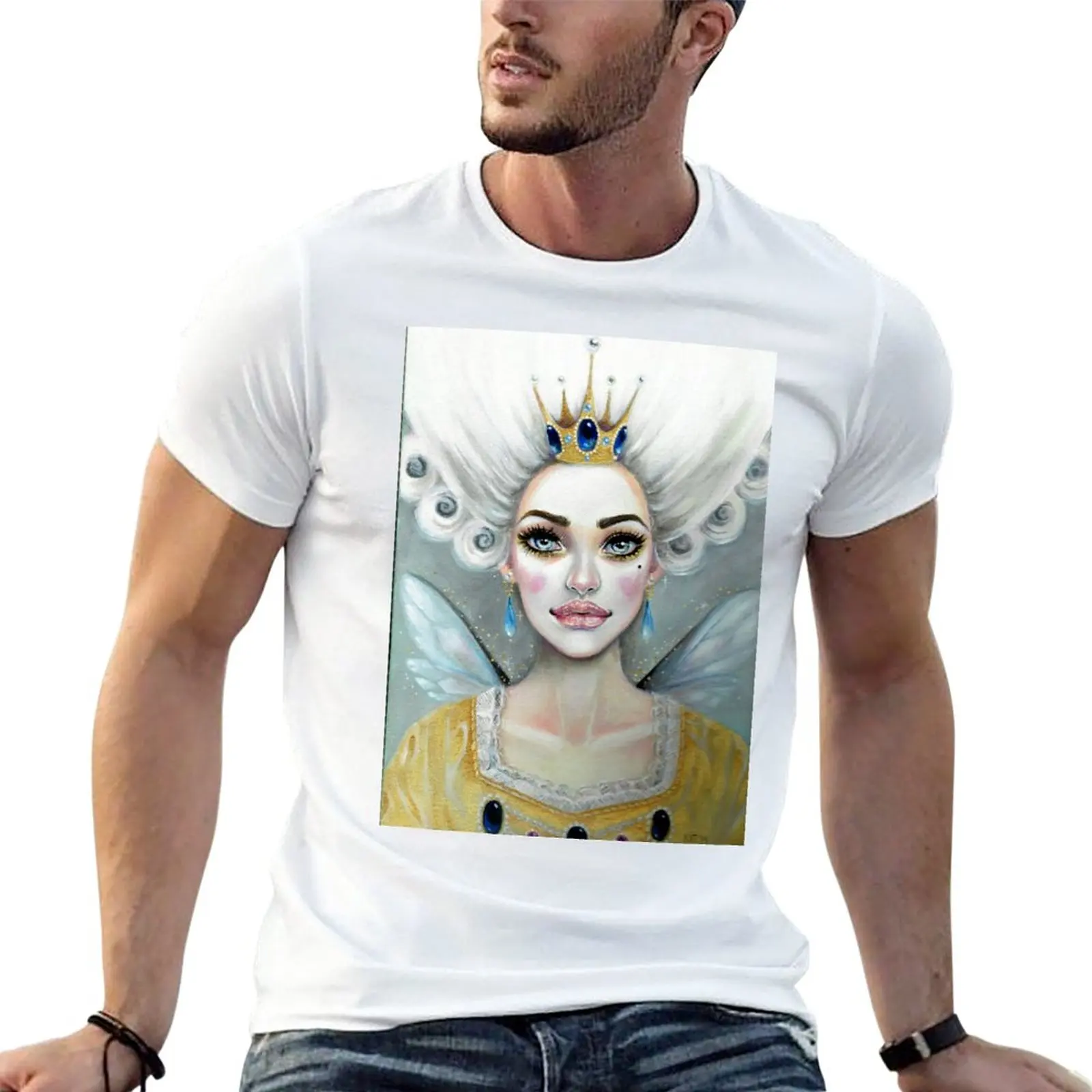 

Marie Antoinette in gold T-Shirt plain sweat shirts shirts graphic tees animal prinfor boys mens graphic t-shirts funny