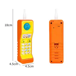 Small Playing in Learning Telephone Toy Round Edge Children's Smart Simulation Mobile Phone Toy Exercise Responsiveness