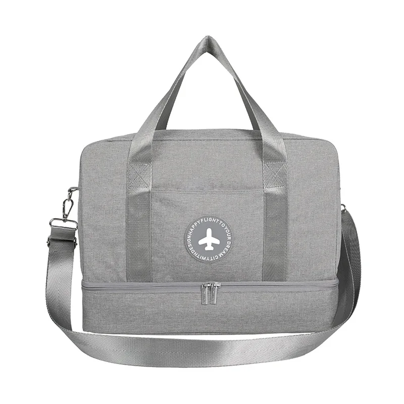 

Pink Outdoor Sport Bag For Women Men Travel Yoga handbags Gym Shoulder Bag Waterproof Nylon Handbags Beach bag gym