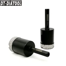 

DT-DIATOOL 2pcs Dia30mm Hexagon Shank Core Diamond Drill Hole Saw Bits Dry Drilling Multifunctional Bits For Ceramic Tile Stone