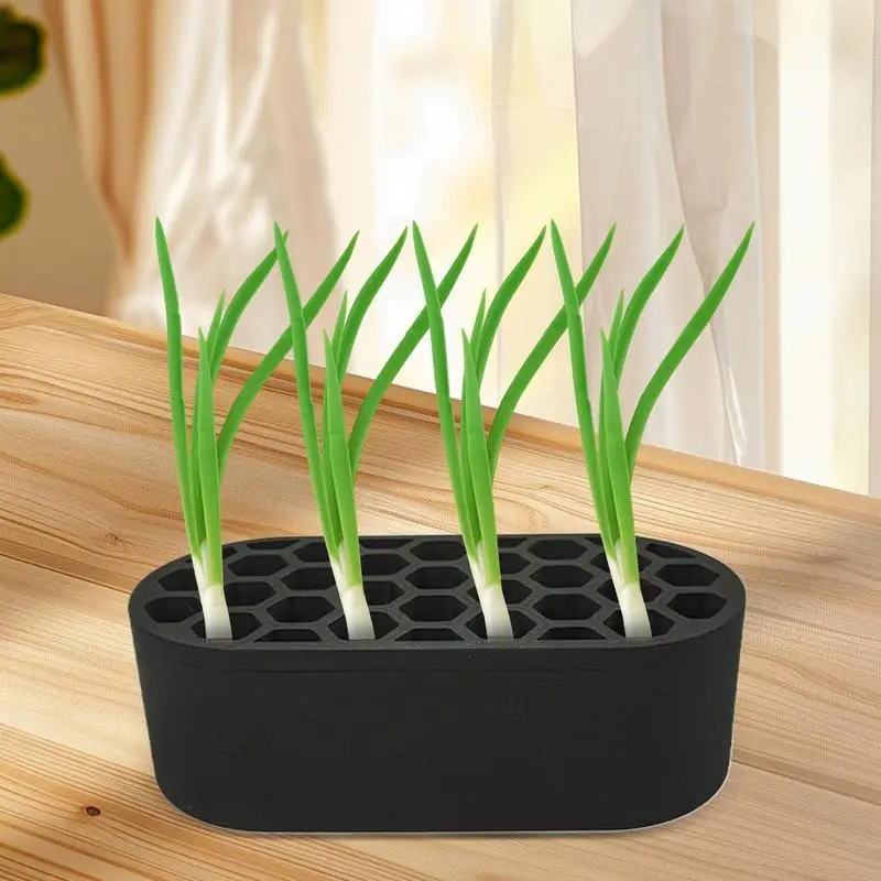Scallion Planter Seedling Sprouting Kit Regenerator Planting Hydroponic Growing System For Home Patio Lawn Garden Indoor