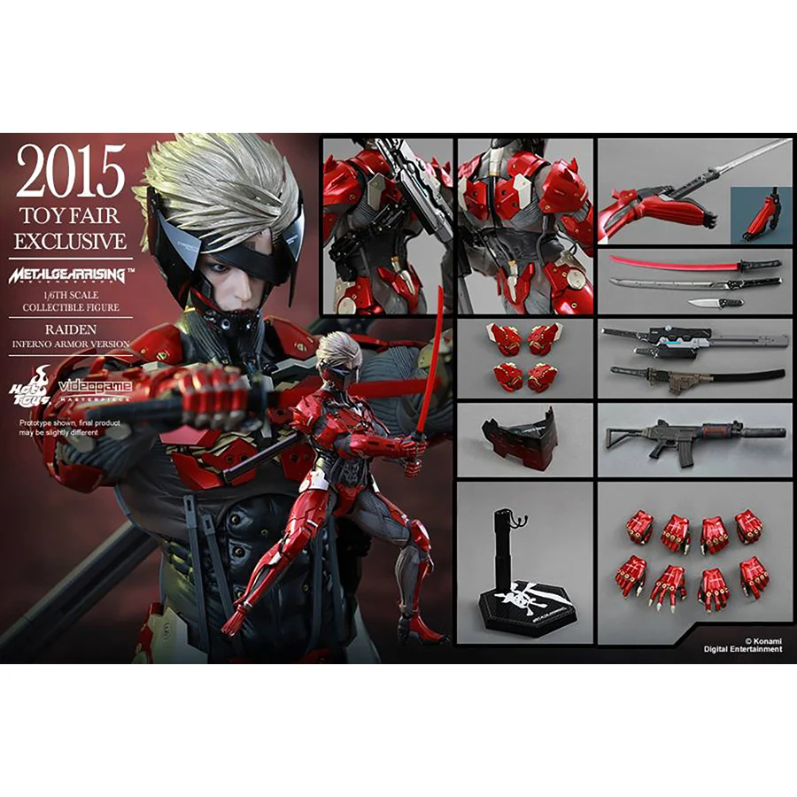 VGM19 ホットトイズ雷電 インフェルノアーマーl Gearフィギュア Amazon | VGM19ホットトイズ 『メタルギア ライジング リベンジ