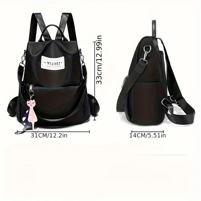 Large Capacity Women's Backpacks Fashion Nylon Travel Bags Multiple Pockets Backpack For Women Daily Commuting