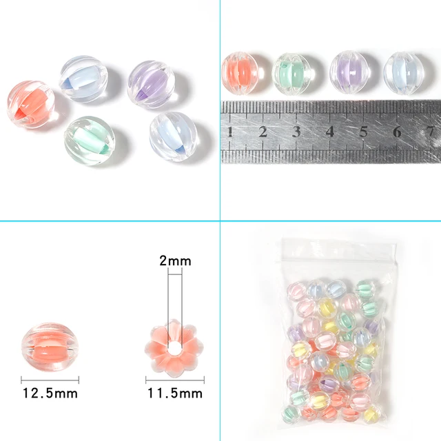 Linsoir Acrylic Fashion Beads Candy Shape Color Mixing 100pcs/Lots 16.5mm Large  Beads for Jewelry Making Charm for Jewelry - AliExpress