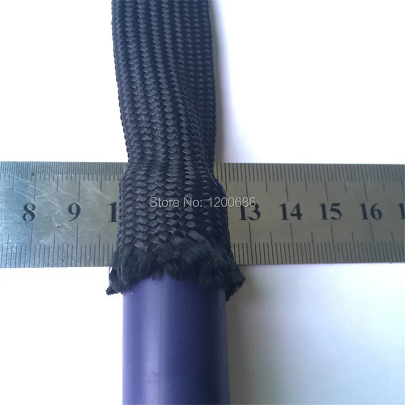 

5M soft cotton nylon cable sleeve 4/6/8/10/12/14/16/18mm Wire Cable Protecting Braided loom High Density wire protection