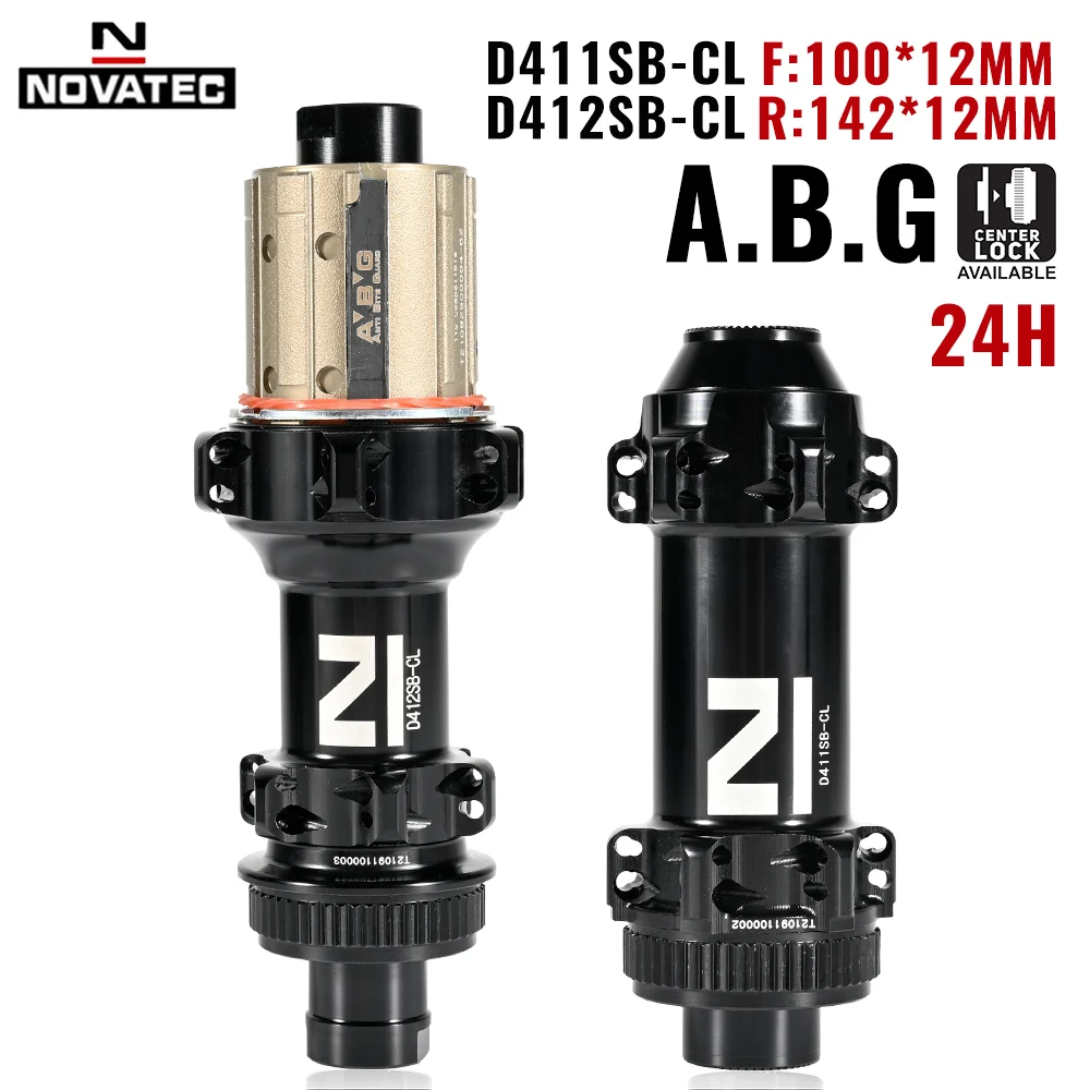 ブランドバッグ通販サイト Novatec-ディスクブレーキ付きハブ,センターロック,D411SB-CL パーツ