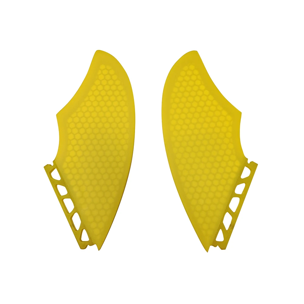 UPSURF FUTURE Keel Surf Twin Fins Set Honeycomb Fiberglass Surfboard Fins For Twin Board,Shortboard Keel Side Quilhas