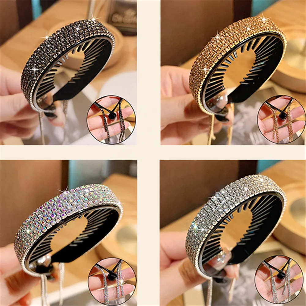 Женские заколки-крабы со стразами | AliExpress