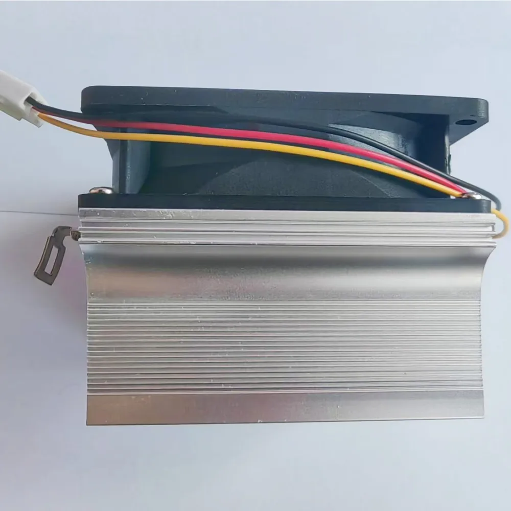 2pcs Aluminum plate with 12V fan for high power led diy Aluminium Heat Sink Cooling Fan for 50w 100w 150w 200w led