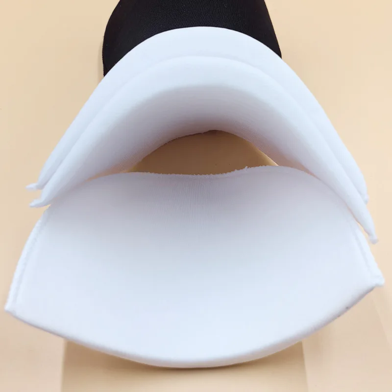 New Thicken 25mm 30mm Large White Black Sponge Shoulder Pads for Decorate Shrug Suit Wedding Dress Exaggerated Shoulder Pad Sew