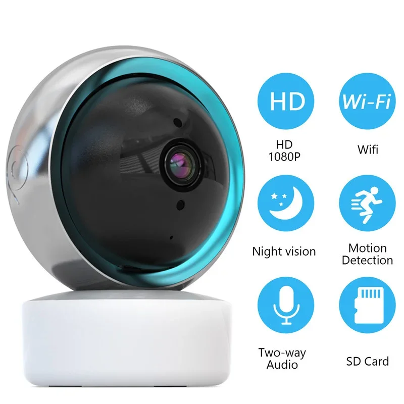 

5 МП, 3 Мп, 1080p, Wi-Fi, умные камеры видеонаблюдения, видеоняня, HD камера ночного видения, 4k, 360 °, IP-камера безопасности