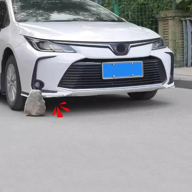 

Защита для переднего и заднего бампера автомобиля, угловая защита, Противоударная полоса, Накладка для Toyota Corolla E120 2019-2023, внешняя поверхность