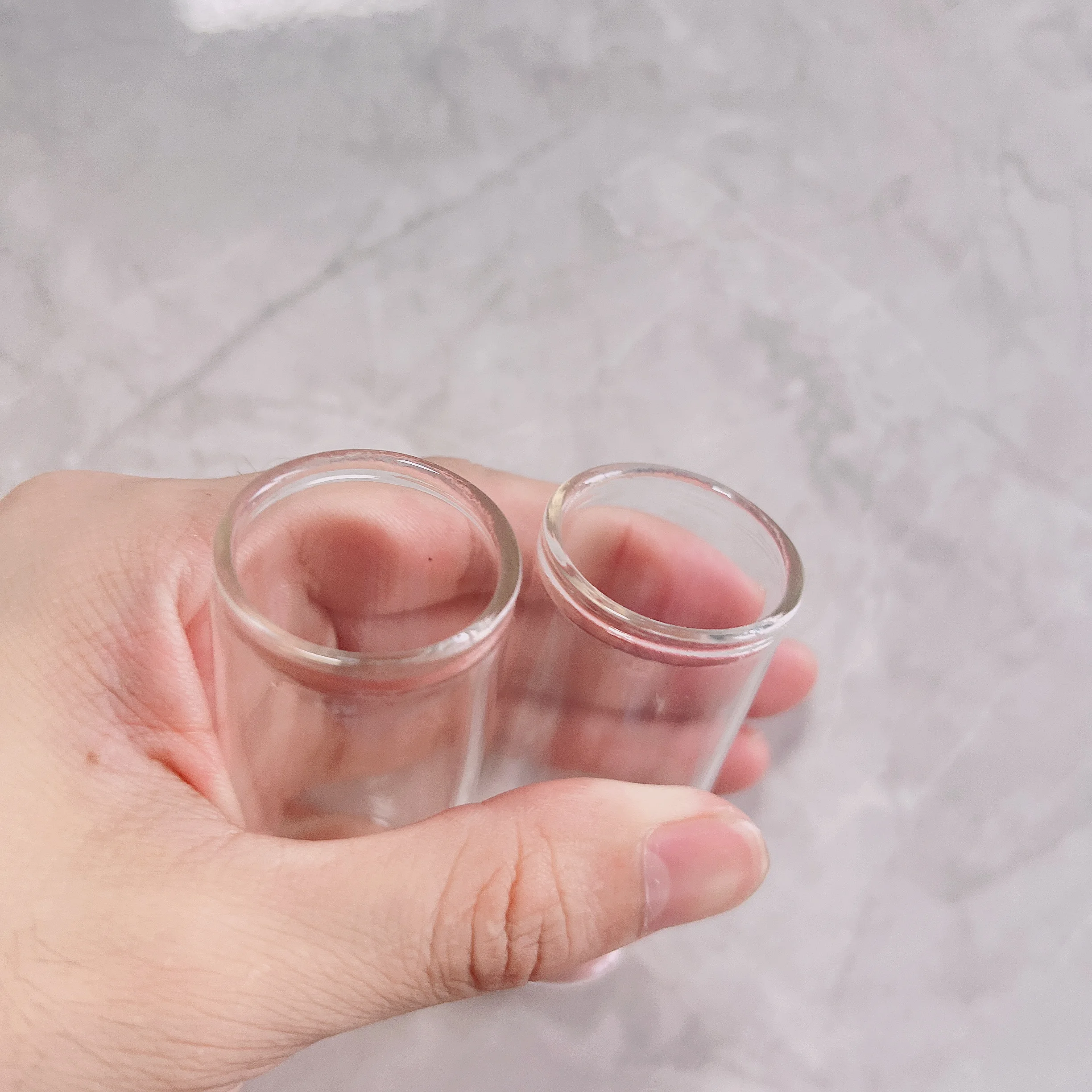 56 PCS Party Glass Bottle 26*30*70mm 30ml DIY Mini Glass Jars Cork Stopper Clear Small Jars Vials Wishing Message Bottles