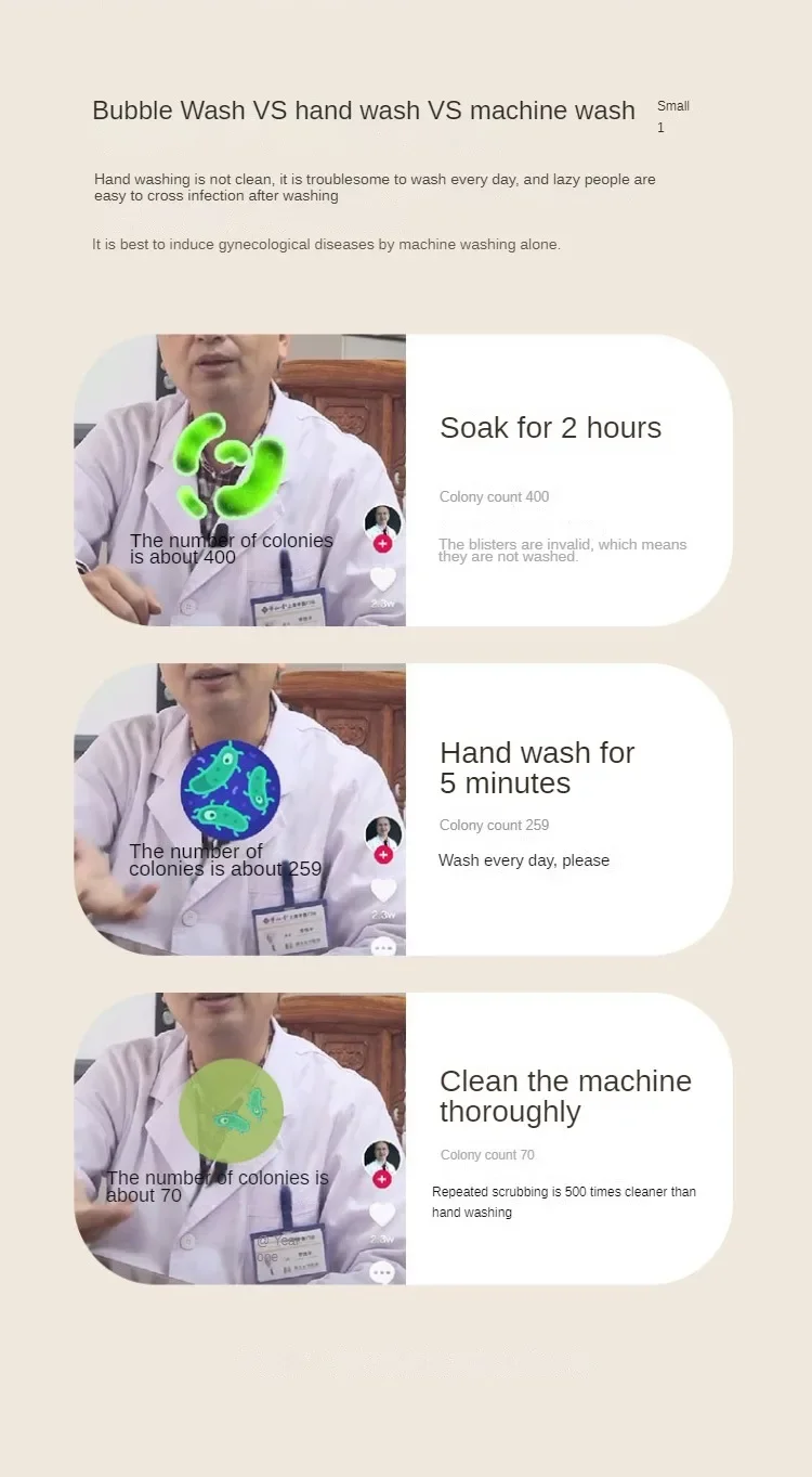 Wireless Charging Portable Washing Machine Mini Electric Makeup Brush Cleaner