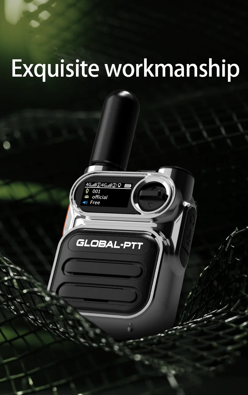 Wurui TXQ N8 Global-ptt Talkie walkie GSM 4G Longue portée Professionnel  100 km Adulte Rechargeable Digital Outdoor (1 Blanc 1 Noir avec Carte SIM  de