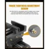 6" Cross Slide Vise, Drill Press Milling Vise, Portable Bench Clamp, 6 In Jaw Width, Table Vise Clamp for CNC Milling Machine 4