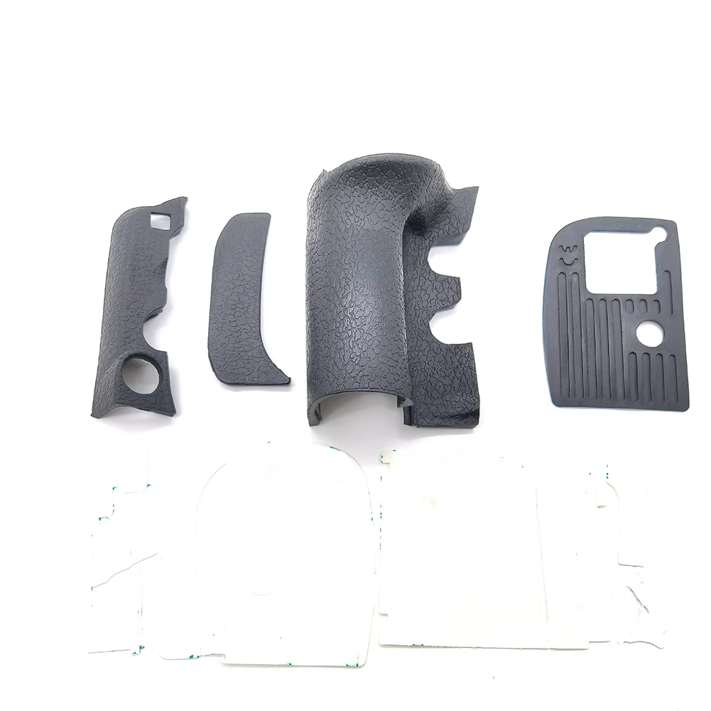 

New for Nikon D800 D800E Body Rubber Cover Grip + Bottom + Rear Thumb + FX Side Rubber Camera Repair Spare Part Unit