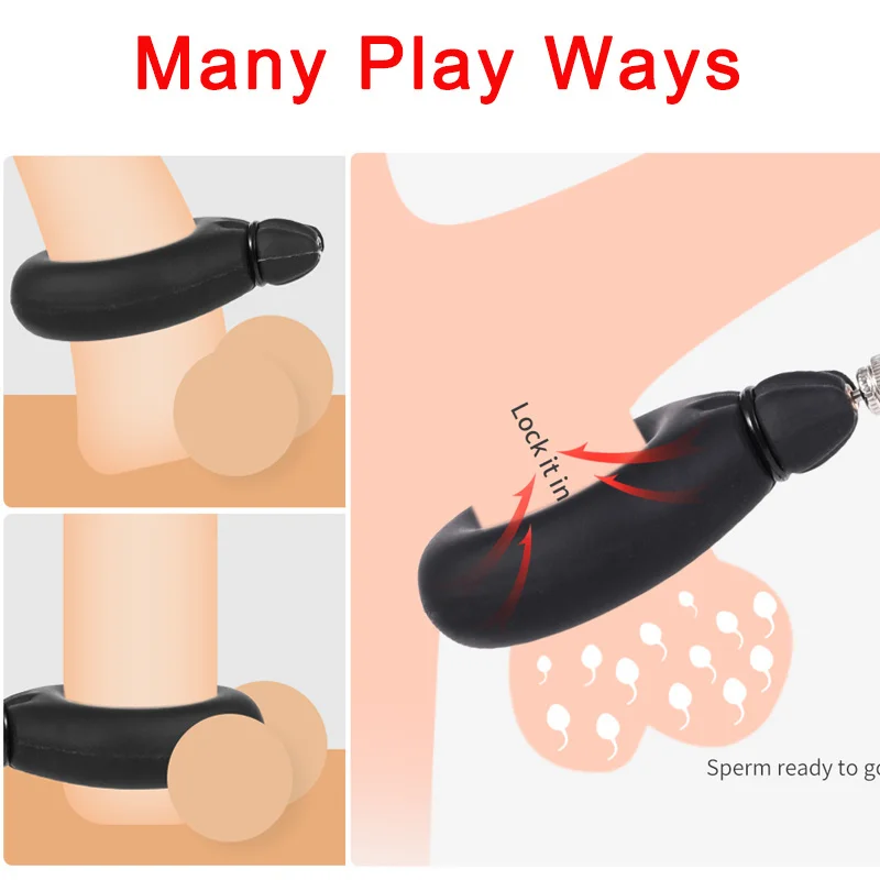 Inflatable Cock Ring Penis Pump Clamp Lock Bondage Delay Ejaculation Dick Erection Ball Stretcher Enlarger Rings Sex Toys