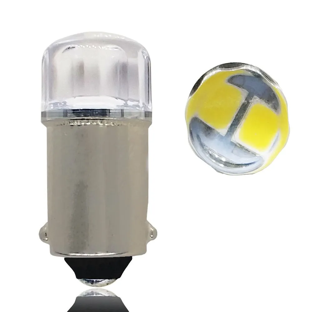 

100 шт., задние парковочные лампы T4W BA9S, 2835 K DC 12 В