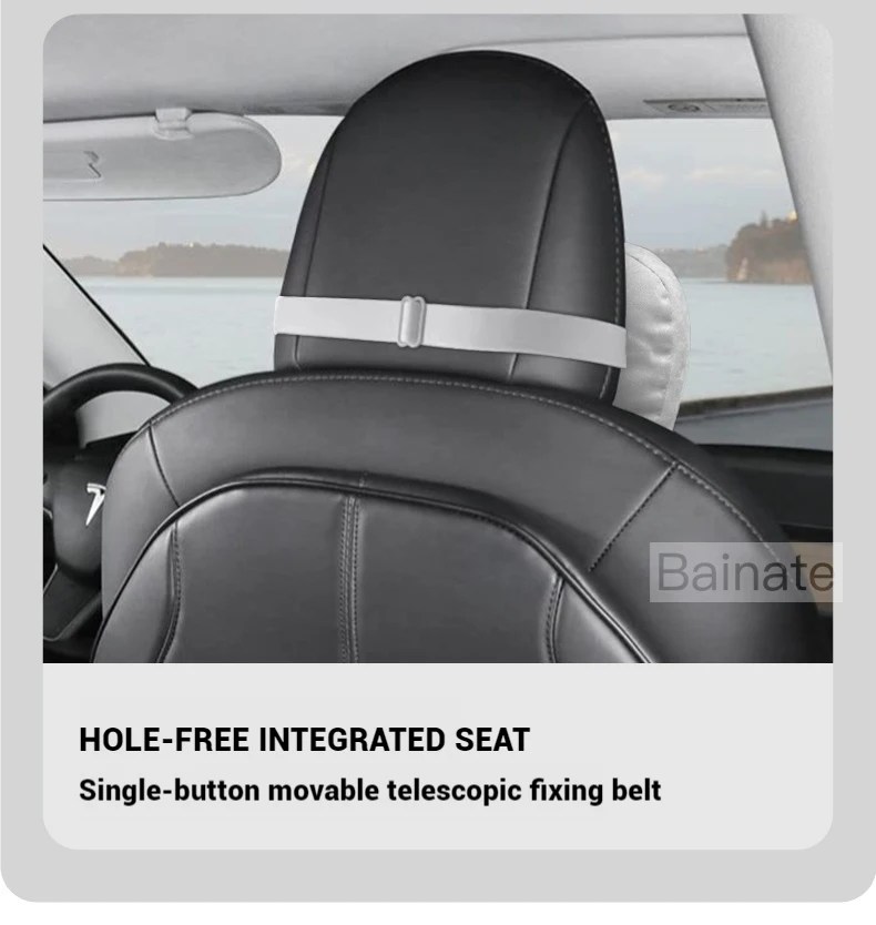 Geeignet für BYD Atto 3 Dolphin Seal Tang Song Yuan 2025, Auto-Nackenkissen, Taillenkissen, Auto-Kopfstütze, Nackenstütze, Sitzzubehör – Detail 7