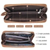 JOYIR Genuine Leather Long Wallets for Men RFID Blocking Cash Credit Card Holder Checkbook Wallet Zipper Coin Pocket Purse Male 2