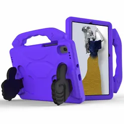 Kid-Safe EVA Protective Tablet Case | Durable Shockproof Cover for TB-X606F TB-X606X (Purple)