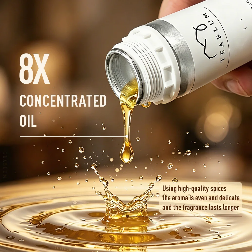 TEABLUM 500ML Aromatic Hotel Essential Oil Hotels Home Air Freshener Pure Plant Essential Oil Alcohol Free for Electric Diffuser 3