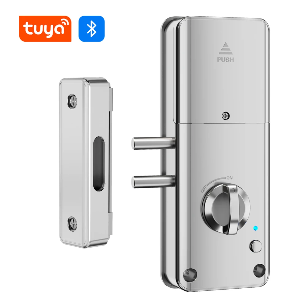 Hidden Electric Motor Lock TTLOCK/Tuya App Keyless Entry Door Lock Concealed Inv