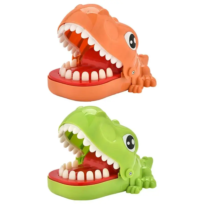 

Dinosaur Dentist Bite Finger Toy Tabletop Board Tricky Game For Ages 4 And Up Dinosaur Finger Toys With Sounds Kids Gifts supply