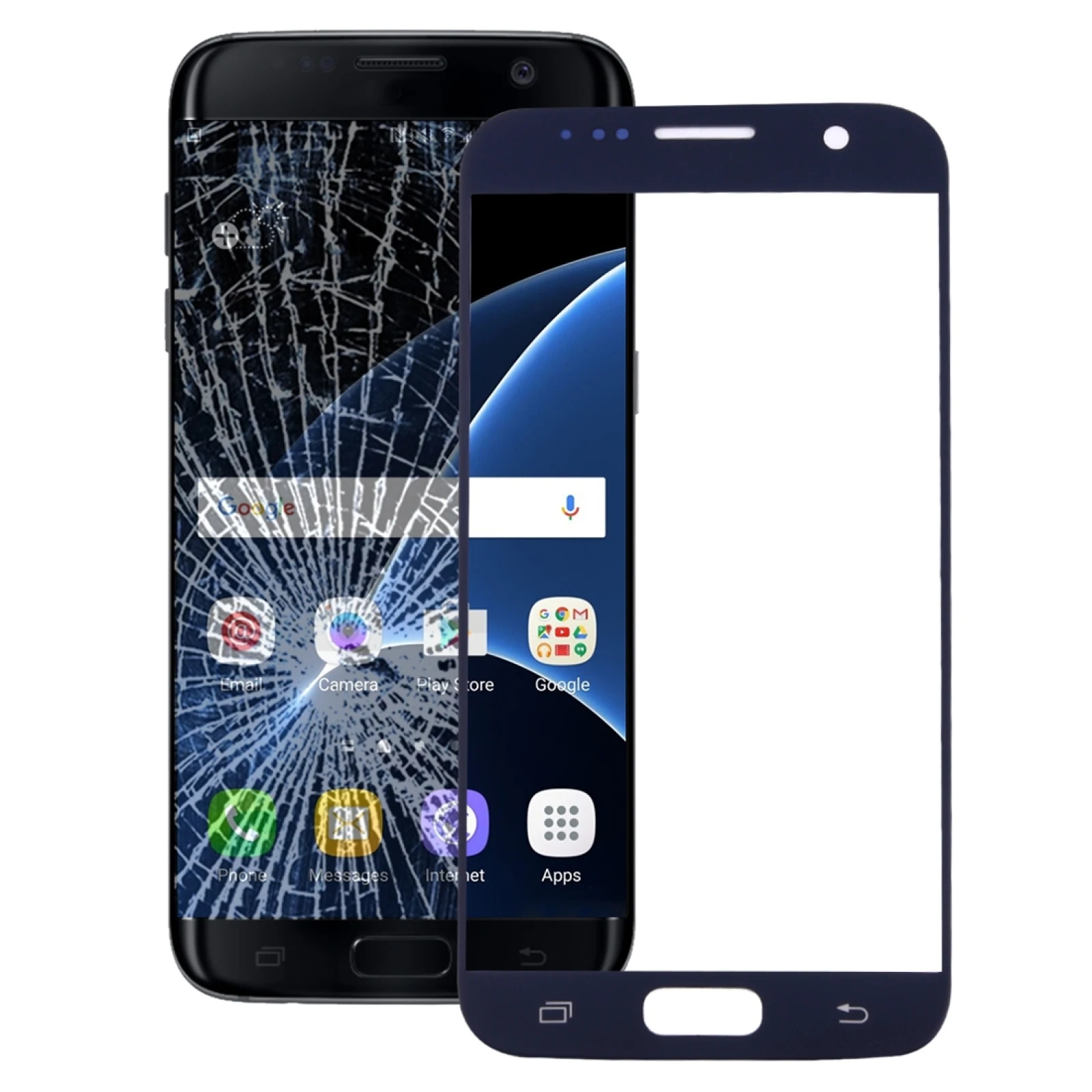 Smart Phone Glass Screen Replacement For Galaxy S7 / G930 Front Screen Outer Glass Lens