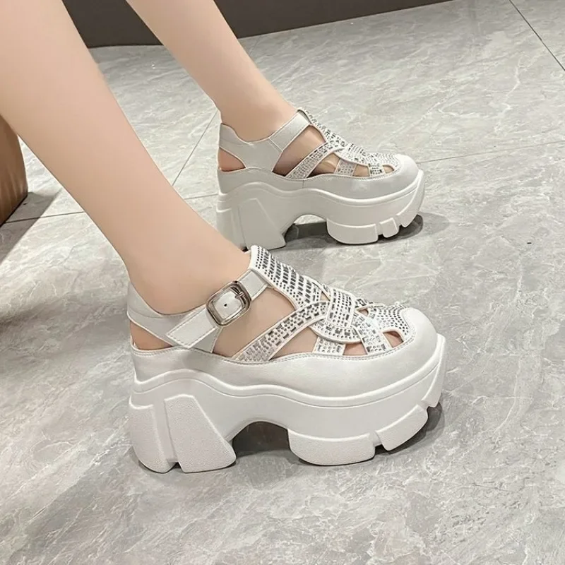 Fashion Brand High Heels Shoes Beach Slippers Chunky Sandals Designer Women Platform Shoes 2023 Summer New Pumps Women Sandals - Image 5